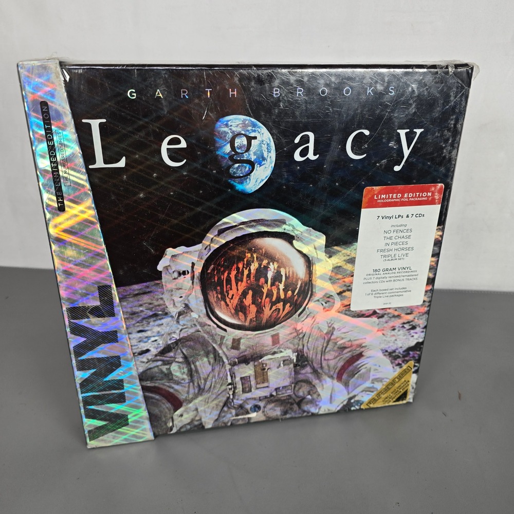 Garth Brooks Legacy Limited Edition Vinyl Box Set 7 LPs 7 CDs Numbered Series